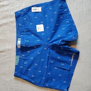 Nautical print shorts